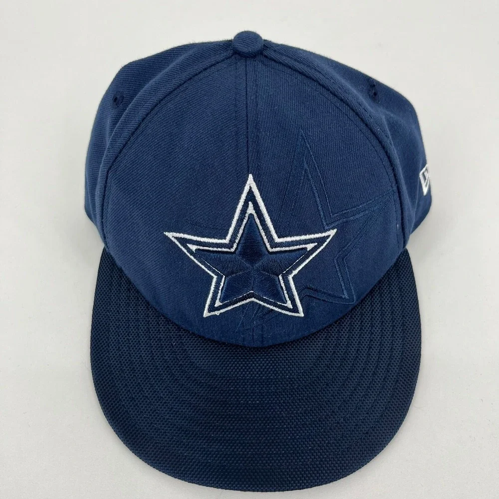 New Era Dallas Cowboys 59FIFTY Low Profile Fitted Hat Navy Blue Mens 7 3/8 NFL